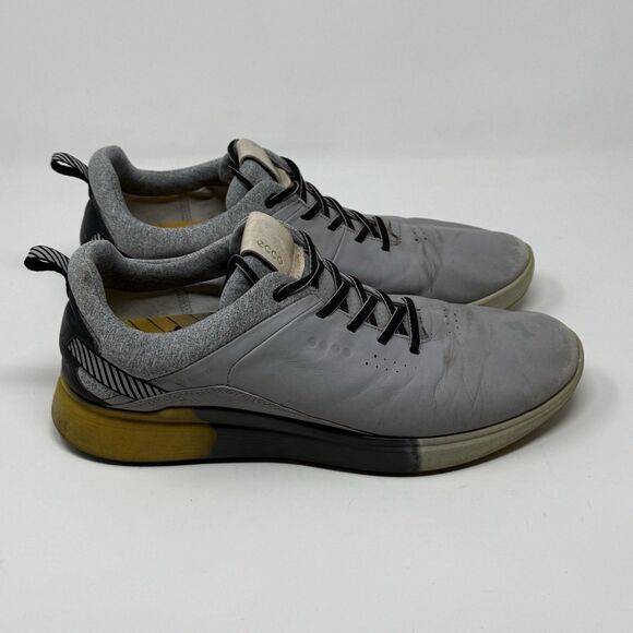 ECCO S Three GoreTex Golf Shoes Mens 10 - 10.5 EU 44 Gray Leather Spikeless main image 7